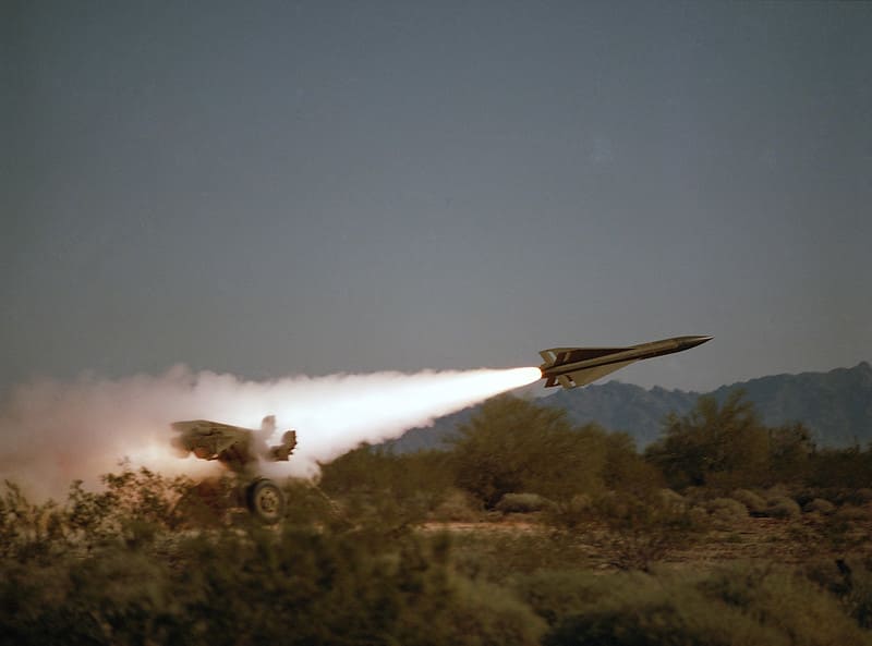 Пуск ЗУР MIM-23 Hawk